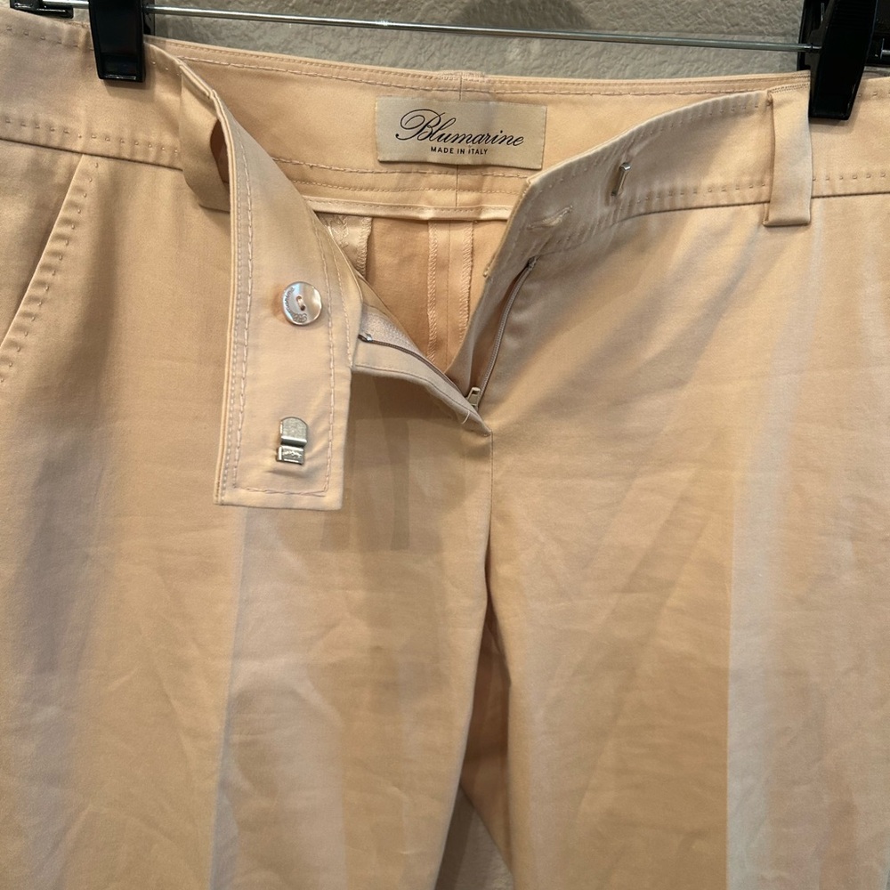 Blumarine Tan Trousers Classic Design Lightweight